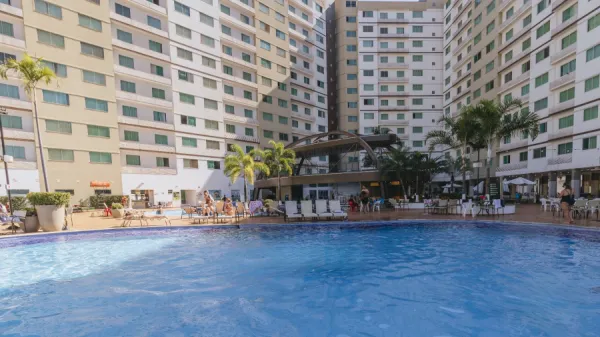 Foto demonstrativa de Hotel com Piscina Aquecida em Caldas Novas
